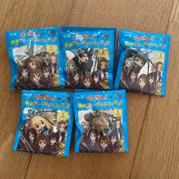 미사용 케이온! 조식 티타임 피규어 스트랩 전 5종