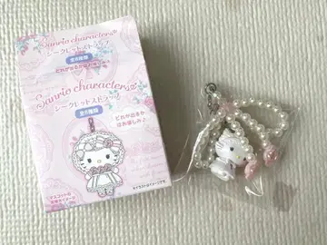 산리오 시크릿 스트랩 화이트 프릴 챠미키티