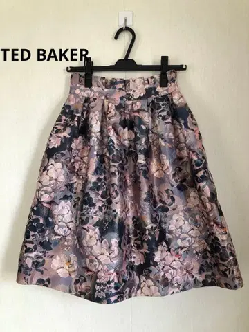 TED BAKER 테드베이커 꽃무늬 플레어 스커트 하늘하늘 화려한