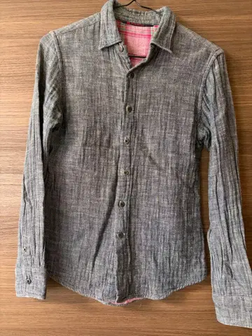 45R 더블 거즈 셔츠 긴팔