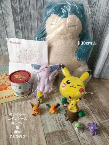 포켓몬 굿즈 피규어 세트 봉제 인형 코인 케이스 묶음 판매