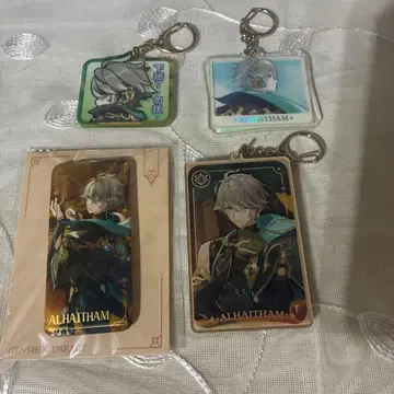 원신 알하이탐 키링 캔뱃지