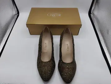 차코트(Chacott) 댄스 신발 골드 라메 23.5