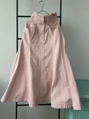 FURFUR 핑크 플레어 스커트