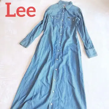 Lee Riders 데님 롱 셔츠 원피스 M