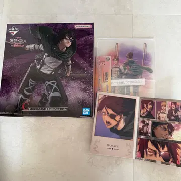 진격의 거인 제일복권 한지 피규어 c상 e상 g상