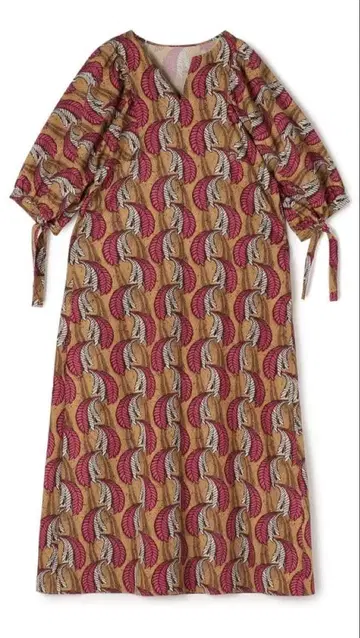 MACPHEE 아프리칸 프린트 키넥 원피스