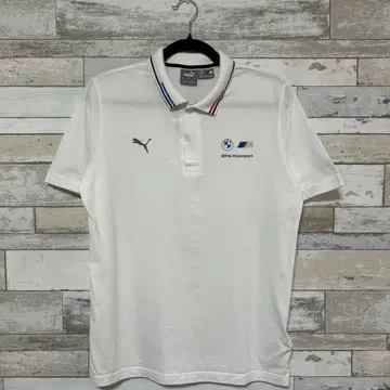 PUMA x BMW Motorsport 피케 셔츠 화이트