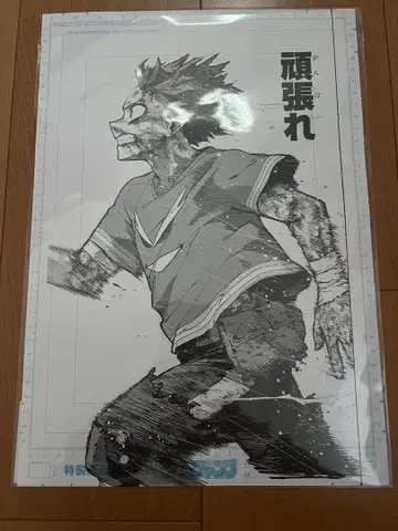 히로아카전 원화전 디지털 원고 프린트 미도리야 이즈쿠 데쿠 힘내