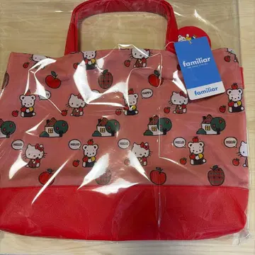 패밀리아 키티 토트 백 헬로키티 familiar 미사용 새상품