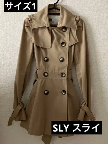 새상품급 SLY 트렌치코트 아우터 SHEL'TTER 쉘터 S