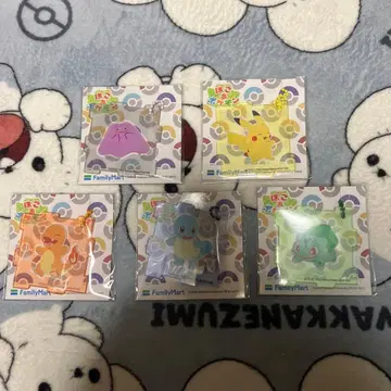 포코아 포켓몬 아크릴 키링 총 5종류 1세트