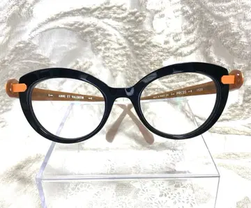 ANNE ET VALENTIN PRESS 안경 블랙/오렌지