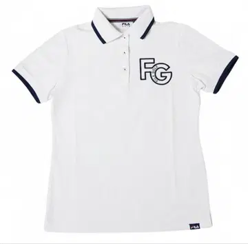 미사용 새상품 휠라 골프 피케 셔츠 여성용 LL 반팔 의류