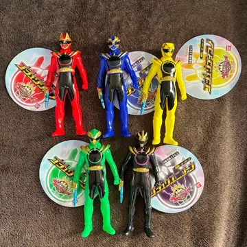 넘버원 전대 고쥬우쟈 소프트 비닐 피규어 5체 세트