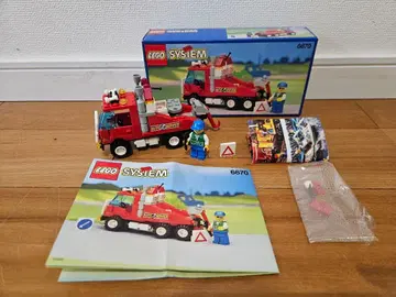 올드 레고 6670 견인차 상자 설명서 1993년 시티 시리즈 LEGO