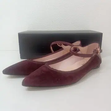 [ 사10 ] 레페토 버건디 포인트 펌프스