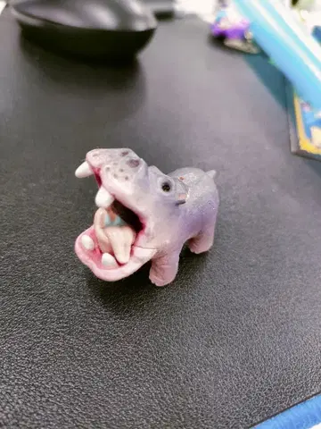 데하라 유키노리 레어템 동물과 여자 시리즈 하마와 여자 초현실적인 일품!