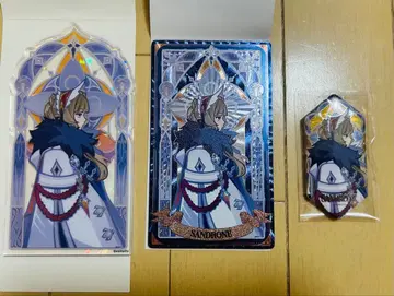 산드로 원신 집행관 엄상과 광염 아크릴 스탠드 카드 캔뱃지