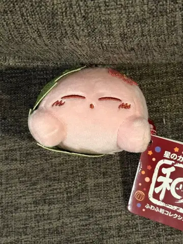 별의 커비 후와후와 컬렉션 커비 벚꽃모찌 마스코트 키링
