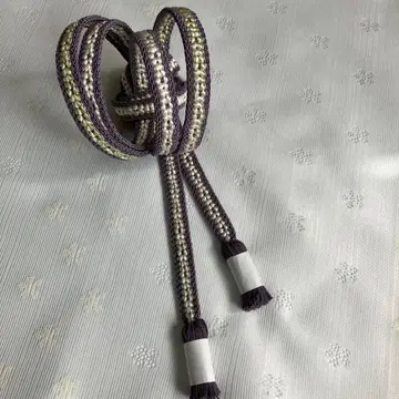 여름 레이스 허리띠 이가 쿠미히모 순수 실크