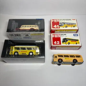 하토 버스 미니카 5대 세트