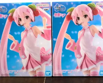 하츠네 미쿠 BANPRESTO EVOLVE 벚꽃 미쿠 피규어 2개 세트