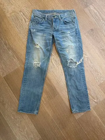 Lee 데미지 가공 빈티지 데님