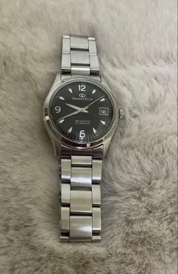 오리엔트 스타 자동 와인딩 손목시계 블랙