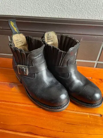 호킨스 가죽 엔지니어 부츠