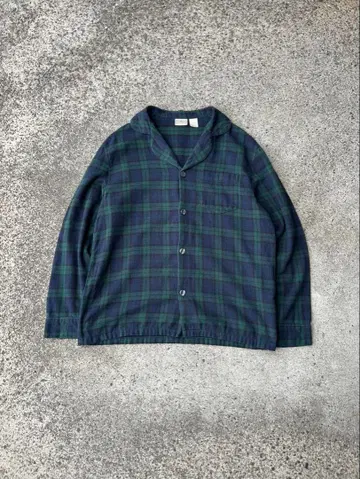 00s L.L.Bean 블랙워치 파자마 셔츠 엘엘빈 구제 의류