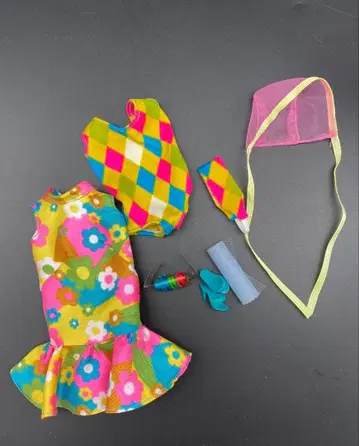 바비 리프로 복각판 의상 세트 마텔 옷 갈아입히기 인형