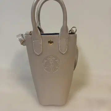 새상품 스타벅스 SAKURA2026 보틀 숄더백 메탈릭 핑크