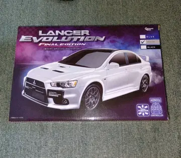 랜서 에볼루션 무선 조종 자동차 화이트