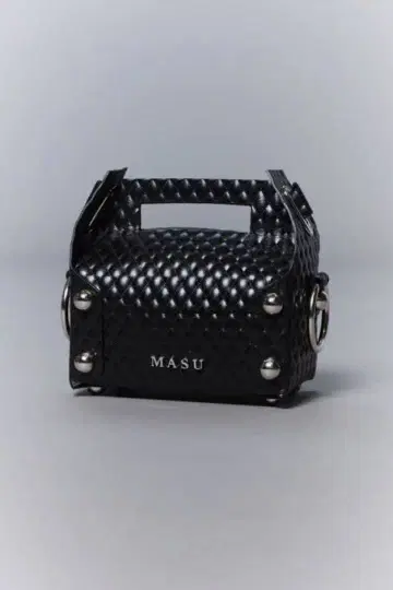 MASU LEATHER CAKE MINI BAG Black 25AW