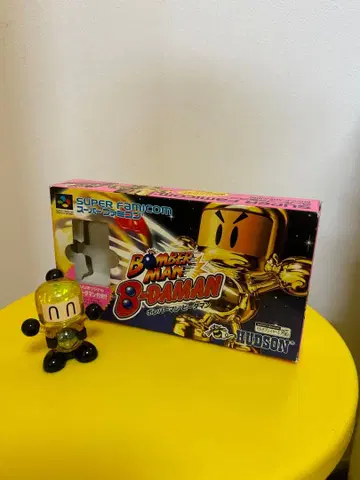 봄버맨 비다맨 슈퍼 패미컴 상자 피규어 포함