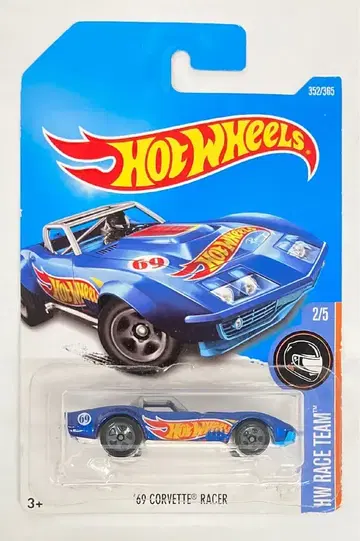 MATTEL HOTWHEELS '69CORVETTE RACER DTY66