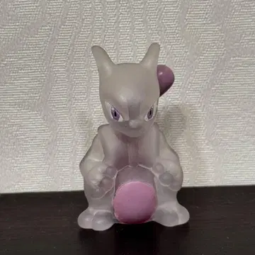 초대 뮤츠 클리어 피규어 포켓몬 손가락 인형 소프트 비닐