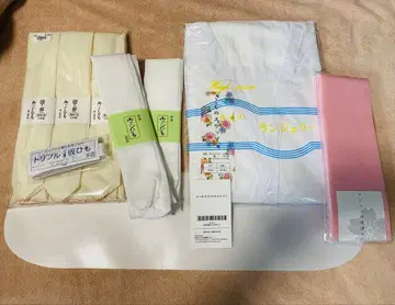 기모노마치 유카타 기모노 착용법 세트 & 허리끈, 임시끈 세트