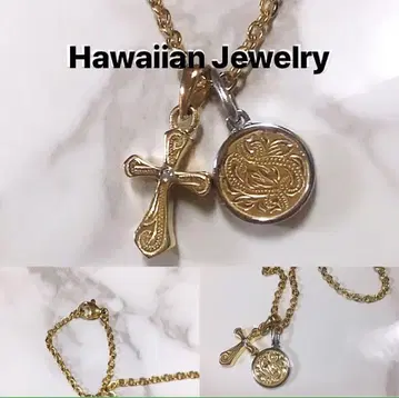 하와이안 주얼리 크로스 크로스 목걸이 메달 코인 남자 여자 남성용