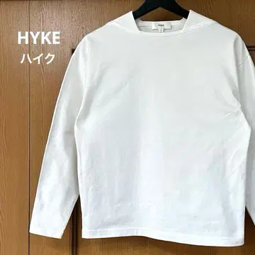 HYKE 화이트 긴팔 T셔츠 사이즈 1