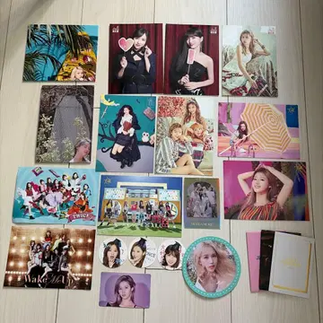 TWICE 포토 카드 세트 묶음 판매 사나 모모 미나 쯔위 트레카