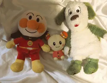 호빵맨 멍멍 우땅 봉제 인형 세트