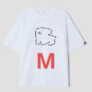 한국 한정판 몰티즈 Maltese SPAO 티셔츠 M