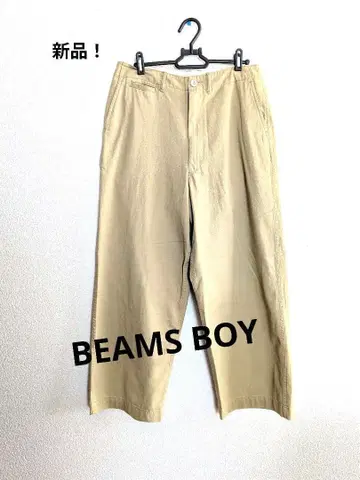 [ 새상품/미사용 ] BEAMS BOY 코튼 와이드 팬츠