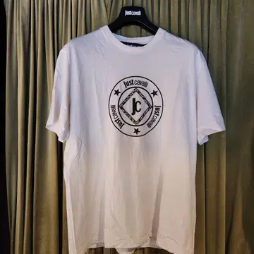 이탈리아제 브랜드 Just Cavalli 화이트 T셔츠