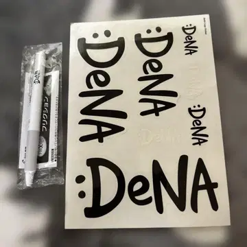 DeNA 로고 디자인 스티커 프릭션 세트