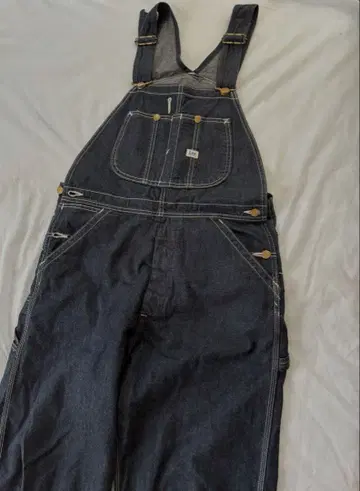 Lee 다크 데님 오버롤