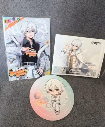 스니스트 니시키 군 콜라보 캔 스티커 패미프리 스이파라 콜라보 코스터