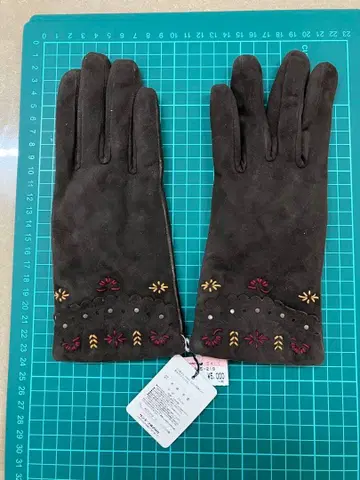 ANNA SUI 스웨이드 가죽 장갑